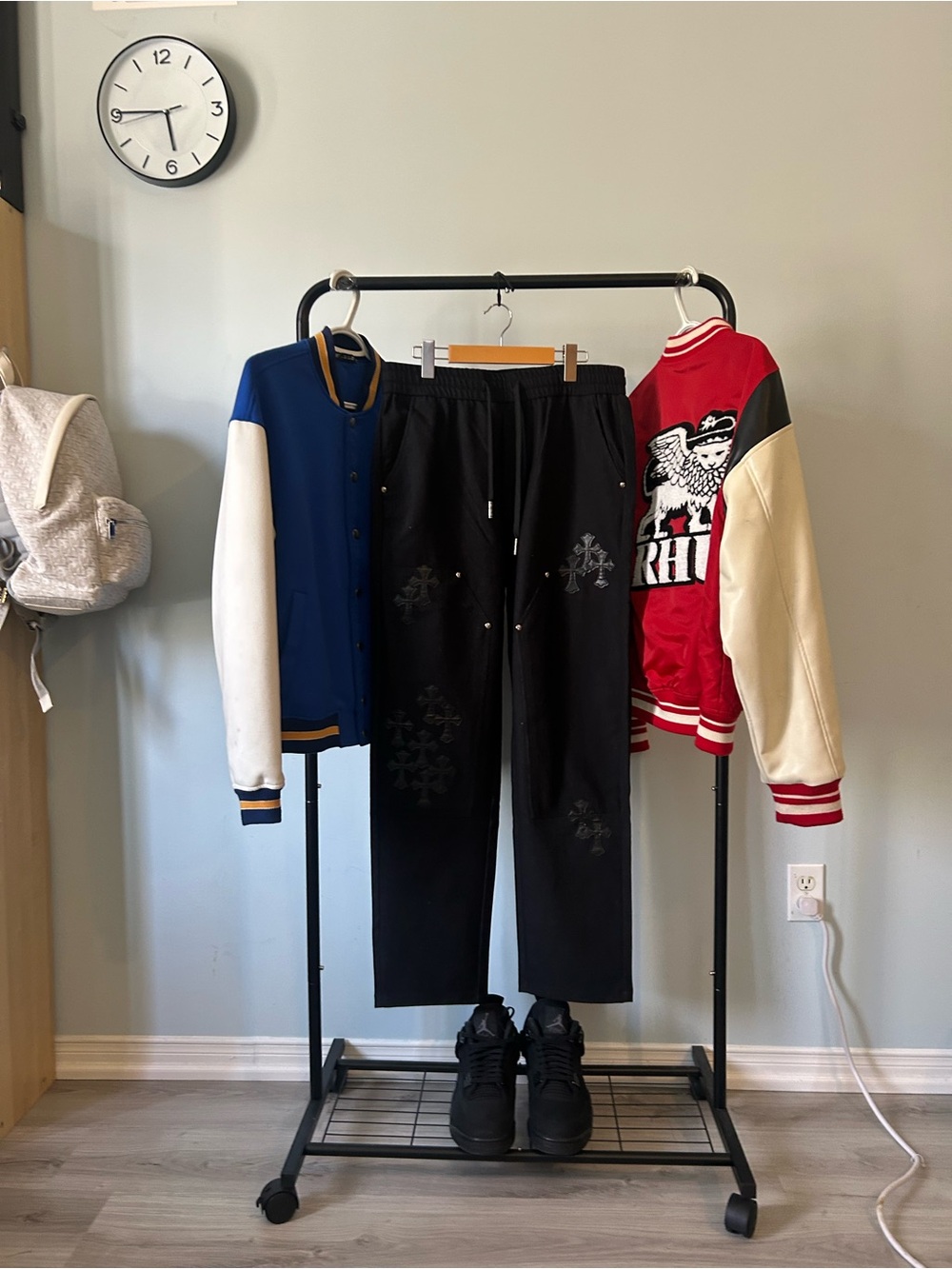 Black Chrome Hearts Pants